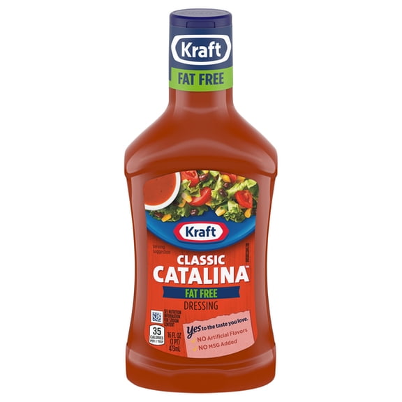 ( 2 Pack ) Kraft Classic Catalina Fat Free Salad Dressing, 16 Fl Oz Bottle