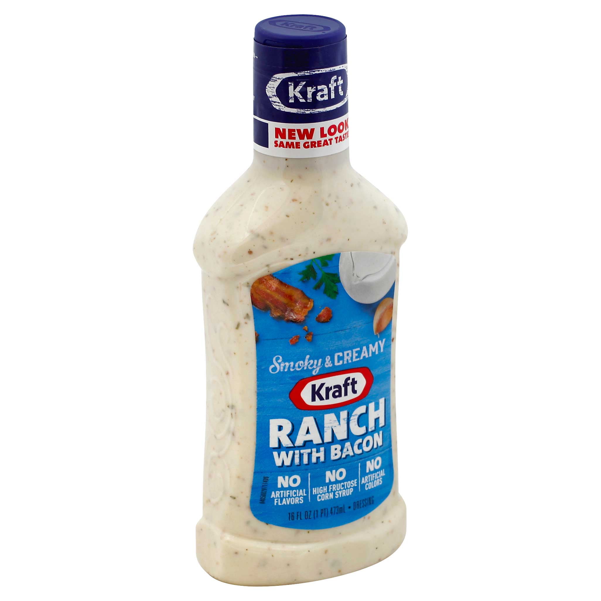 ( 2 Pack ) Kraft Ranch With Bacon Salad Dressing - 16oz - Walmart.com