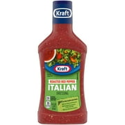 ( 2 Pack ) Kraft Roasted Red Pepper Italian Salad Dressing 16 Fl Oz Bottle