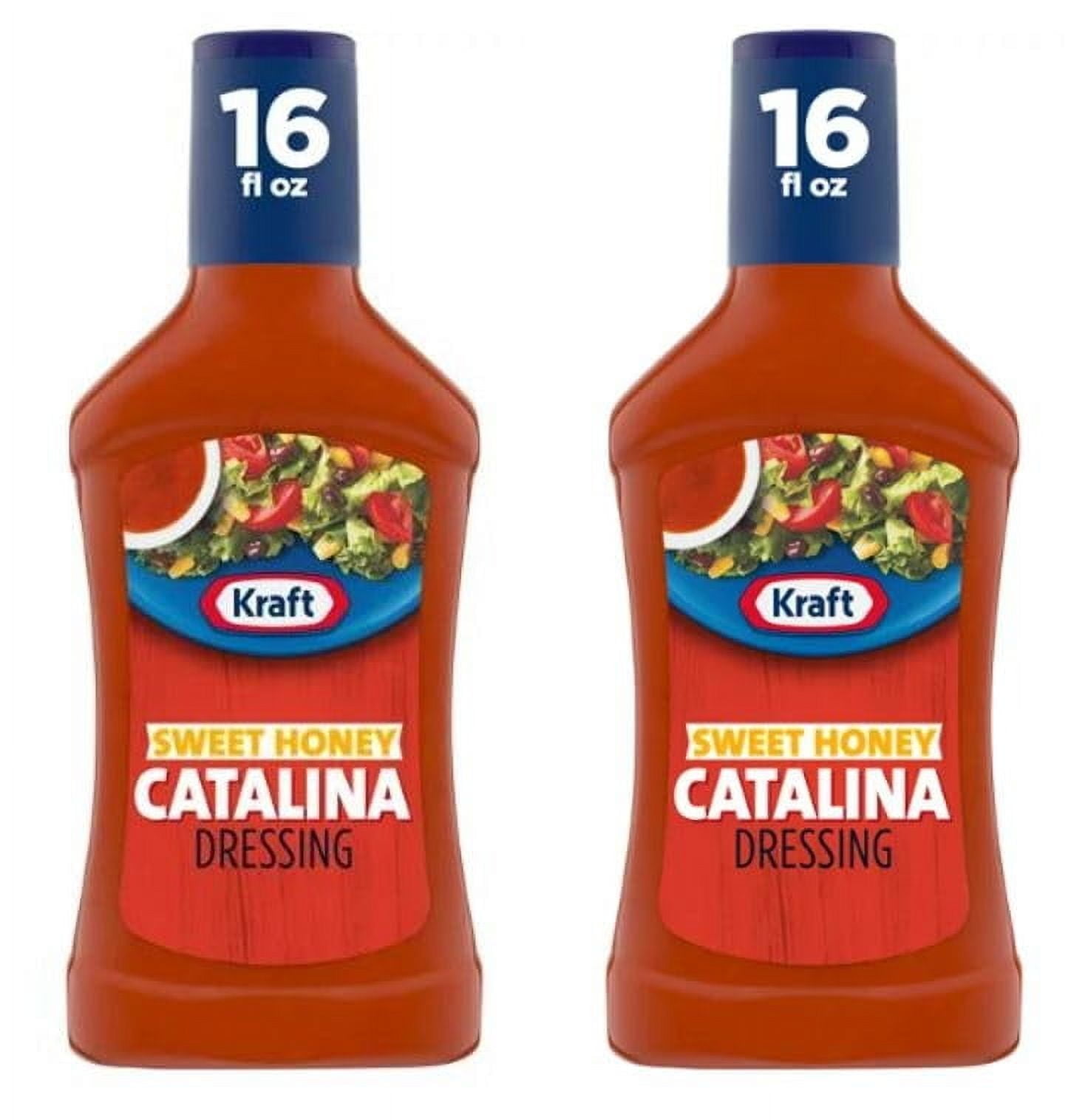 kraft classic catalina salad dressing - 16 fl oz bottle Kraft Classic Catalina Dressing, 8 fl oz Bottle with Tomato Puree
