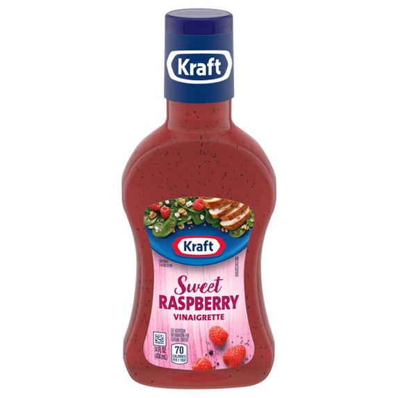 ( 2 Pack ) Kraft Sweet Raspberry Vinaigrette Salad Dressing, 14 Fl Oz ...