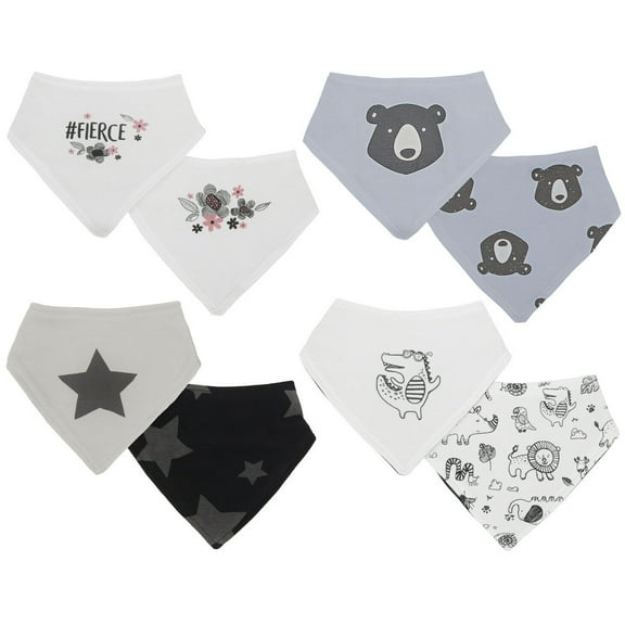 2 Pack Kushies Baby Bandana Droolbibs w/ Hook & Loop Closure - 533564