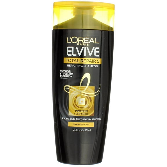 L'Oreal Advanced Haircare Total Repair 5 Restoring Shampoo 12.6 oz (Pack of 2)