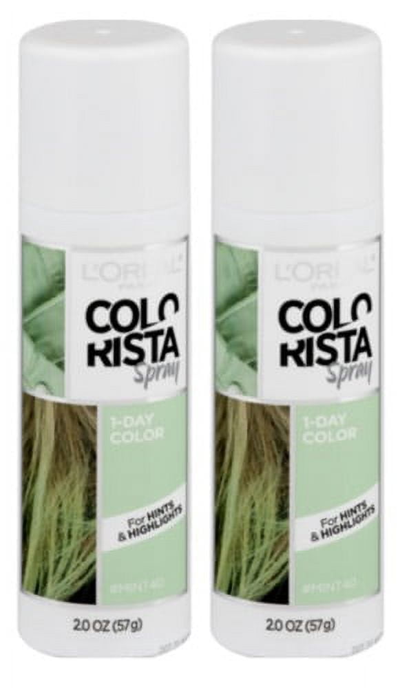 2 Pack L'Oreal Paris Colorista Makeup Temporary 1Day Hair Color