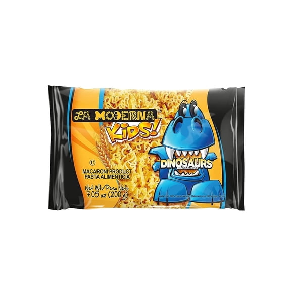 (2 Pack) LA MODERNA, Kids Dinosaur Pasta, 7.05 oz