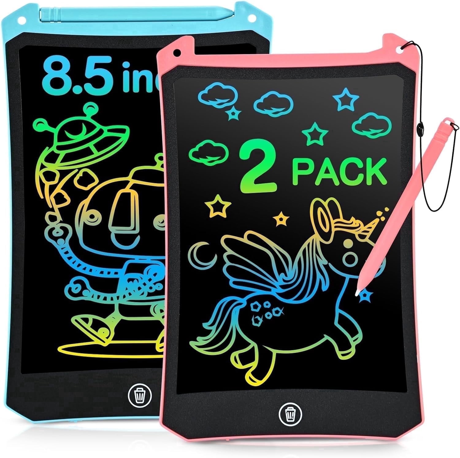2 Pack LCD Writing Tablet 8 5 Inch Reusable Drawing Pad Kids Colourful Screen Drawing Tablet Doodle Board W Stylus Pen Toy 3 4 5 6 7 8 Years Old Kids: A Practical Buying Guide