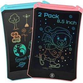 Discovery Kids LED Neon Glow Drawing Easel with Markers - Ages 3+