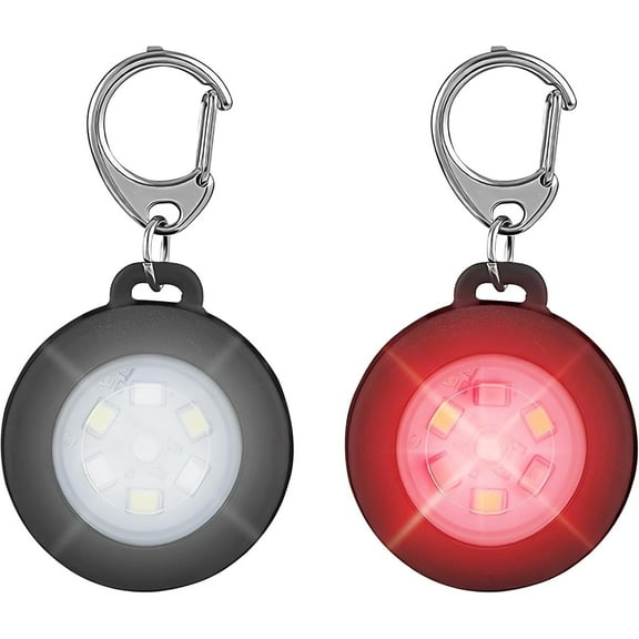 2 Pack LED Dog Collar Light, Rechargeable Dog Lights for Night Walking, 3 Modes, IP68 Waterproof Pet Walking Accessories