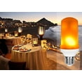 thumbnail image 1 of 2-Pack LED Flame Effect Fire Light Bulbs E26 Flickering Fire Atmosphere Decorative Lamps, 1 of 5