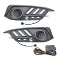 thumbnail image 1 of 2-Pack LED Fog Light Daytime Running Light with Turn Signal Light Replacement for 2016-2018 Civic 10th Gen Sedan, 1 of 5