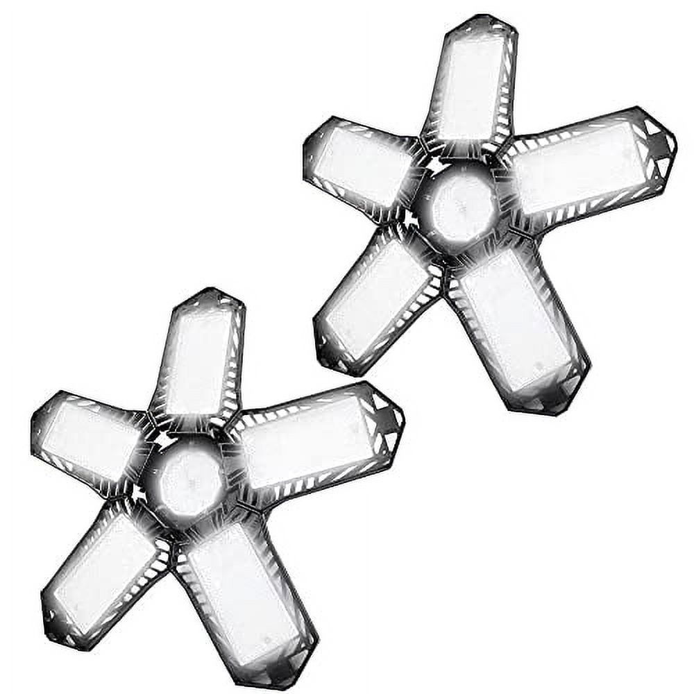 2Pack LED Garage Light 100W LED Garage Light E26/E27 Garage Lights