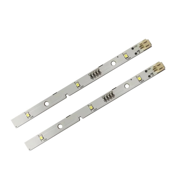 2 Pack LED Light Strips Board Module For Refrigerator Interior Lighting Brightness Restoration MDDZ162A 1629348 1529227