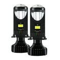 thumbnail image 1 of 2-Pack LED Projector Headlight H4 Y7D Y6D Bulbs High Brightness Clear Beam Pattern Quick Installation All-in-One Aluminum, 1 of 8
