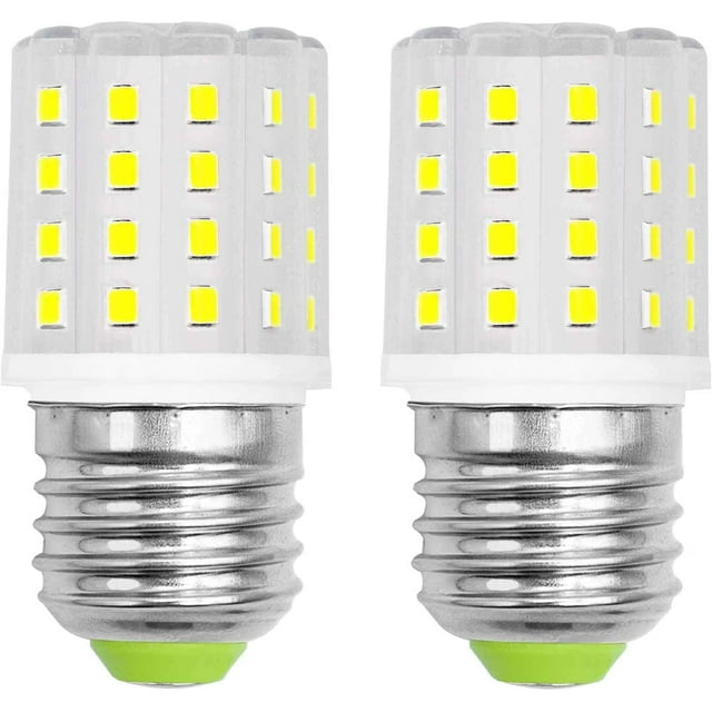 2Pack LED Refrigerator Light Bulb Replacement 3.5W E26 40W Halogen