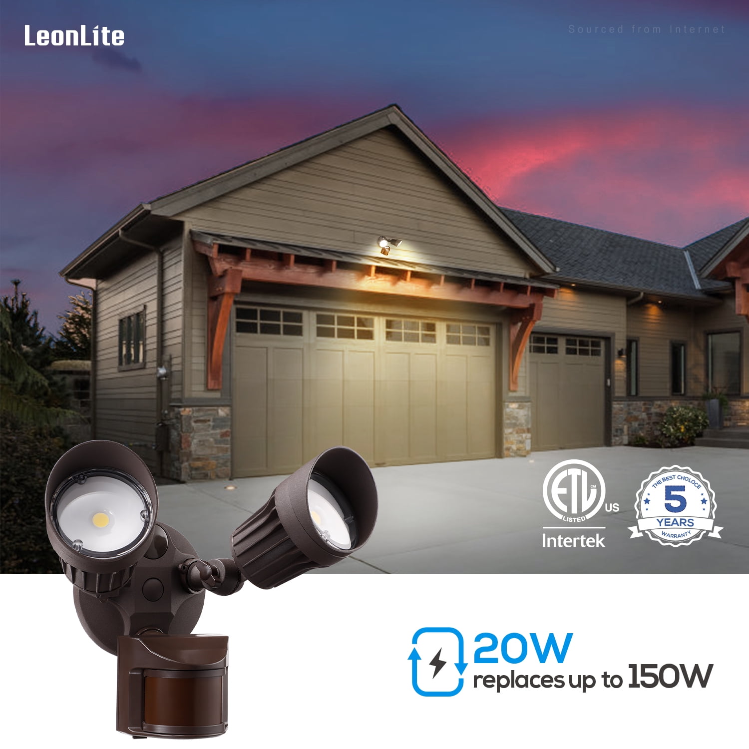 Intertek motion 2024 sensor light