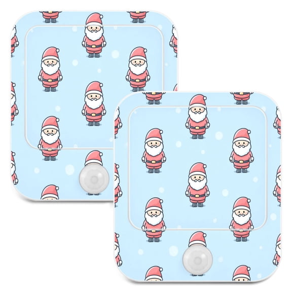 2 Pack LED Sensor Night Light Motion 3 Modes for Stairway Bedroom Living Room Cute Santa Claus Guard