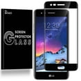 thumbnail image 1 of [2-Pack] LG K8 (2017) BISEN Tempered Glass Screen Protector [Full Coverage, Edge-To-Edge Protect], Anti-Scratch, Anti-Shock, Shatterproof, Bubble Free, 1 of 3