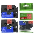 thumbnail image 1 of 2/Pack LM Tapes - Premium 1" Black Print on Red Label (24mm 0.94 Laminated) Compatible with TZe-451 P-touch Tape and comes with a great Tape Color/Size Guide for easy reordering., 1 of 2