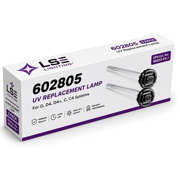 2 Pack - LSE Lighting Lamps for Trojan Max C D D4 Systems 602805