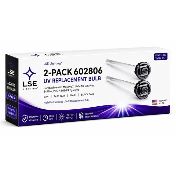 2 Pack - LSE Lighting Lamps for Trojan Max Systems 602806