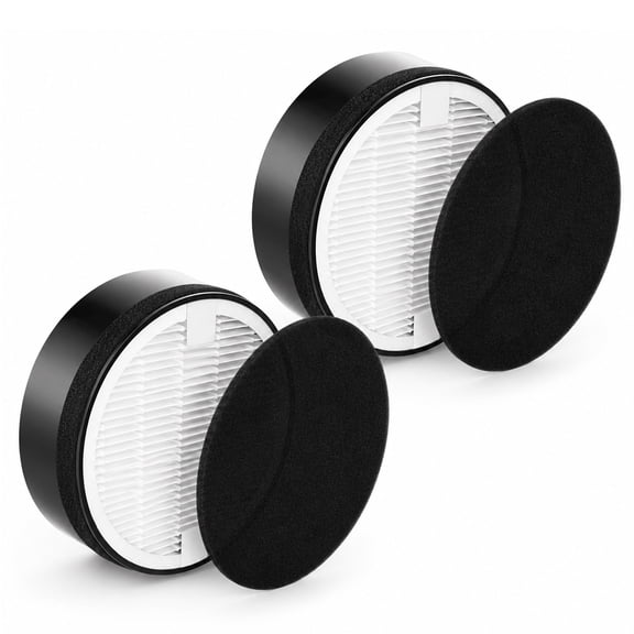 2 Pack LV-H132 Replacement Filters Compatible with LEVOIT Air Purifier, 3-in-1 Filter Set Replaces LV-H132-RF with Activated Carbon
