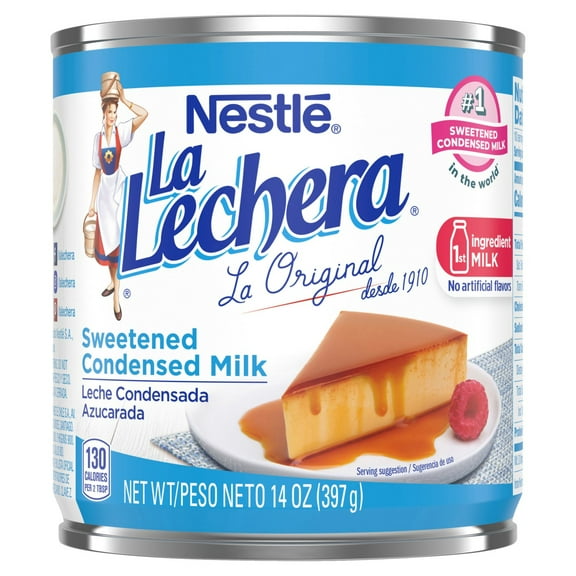 2 Pack - La Lechera Condensed Milk Sweetened Can 14 oz Package May Vary