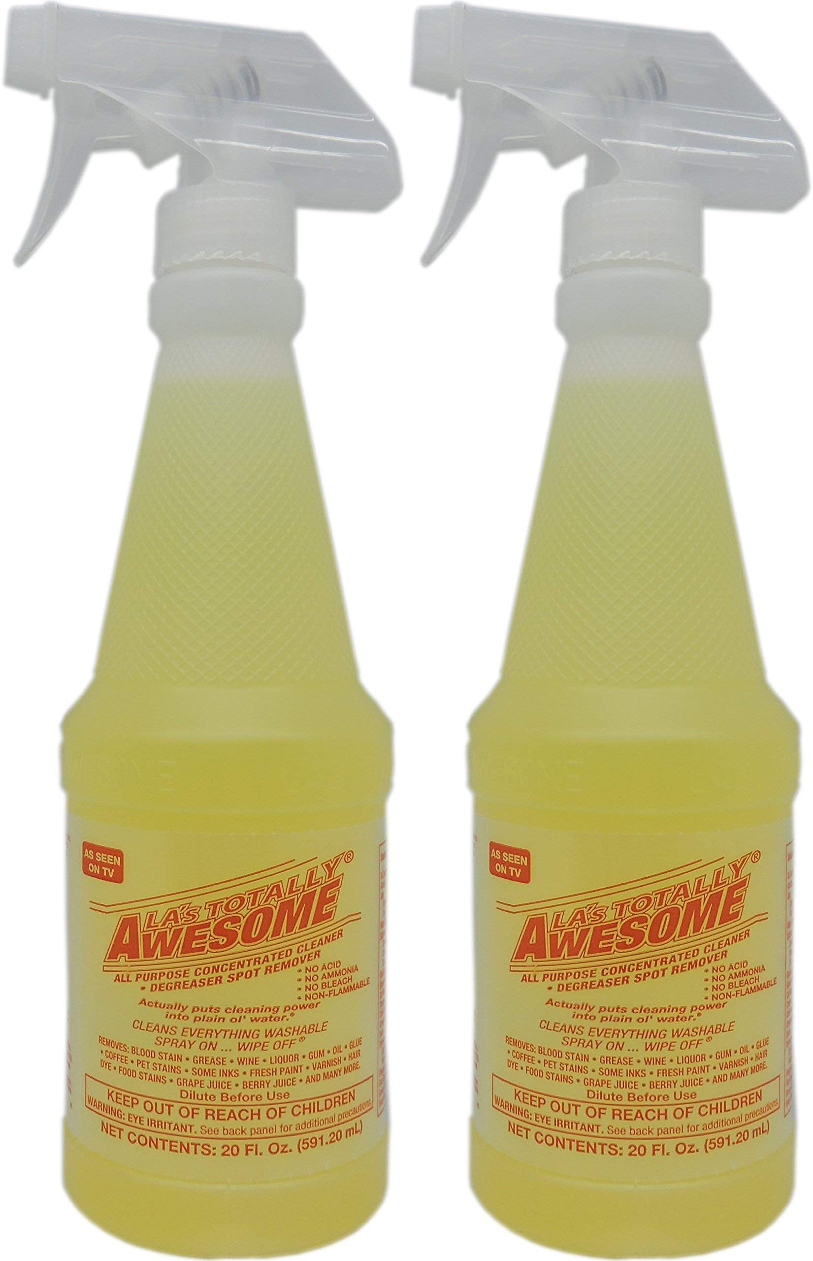2 Pack La,S Totally Awesome All Purpose Cleaner, Degreaser & Spot Remover 2 Bottles Total Of 40 Oz