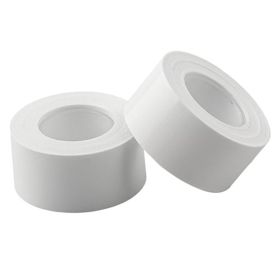2-Pack Label Maker Tape 16mmx4m,Waterproof Vinyl Label Paper for MAKEID L1,D30,D11 Label Printers White