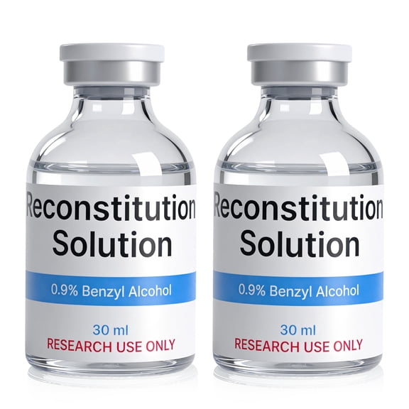 200% 2 Pack Laboratory Water Solution, 2 × 30mL Glass Vials, High-Purity Deionized Water for Laboratory & Industrial Use