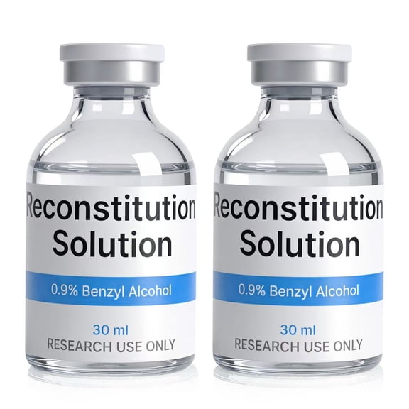 200% 2 Pack Laboratory Water Solution, 2 × 30mL Glass Vials, High-Purity Deionized Water for Laboratory , Industrial Use