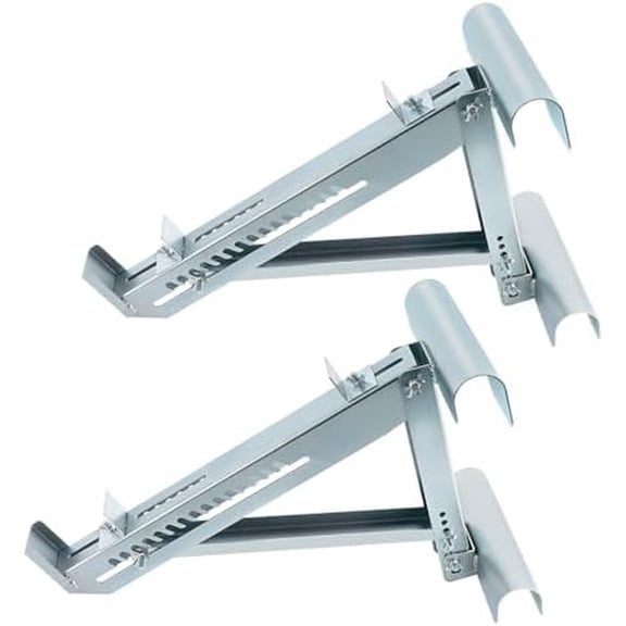 2 Pack Ladder Jacks Scaffold Bracket, Adjustable Extension Ladder Jack for Working 20 inch Stage$$Tools