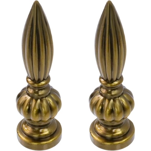 2 Pack Lamp Finial Cap Knob, Lamp Finials Decoration Antique