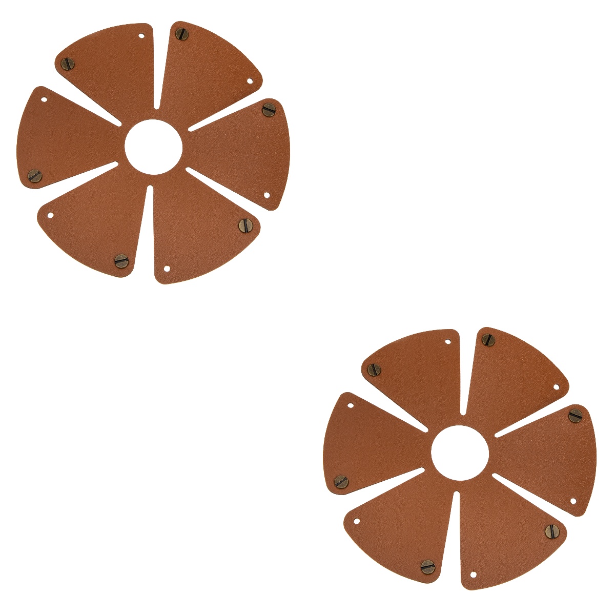 2 Pack Lampshade Camping Hanging Light Leather Outdoor Shades for Table