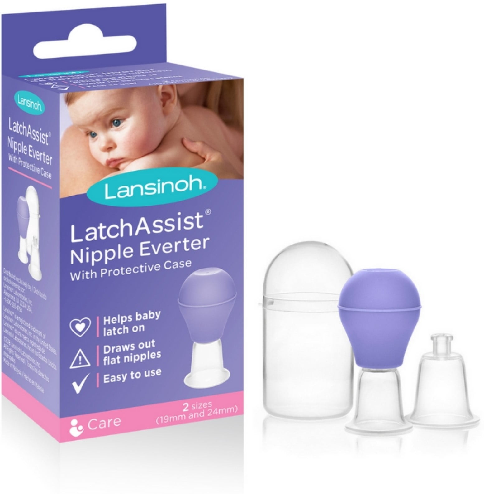 2 Pack - Lansinoh Latch Assist Nipple Everter 1 ea - Walmart.com