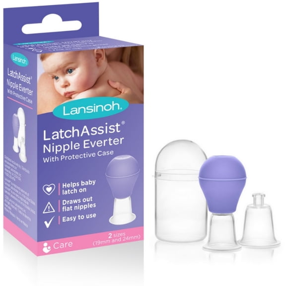 2 Pack - Lansinoh Latch Assist Nipple Everter 1 ea