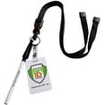 thumbnail image 1 of 2 Pack - Lanyard with Pen and ID Badge Holder - Neck Lanyards with ID Card Strap, Pencil/Stylus Holder, Key Ring Breakaway for Schools & Nurses by Specialist ID, 1 of 8
