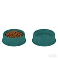thumbnail image 1 of 2-Pack Large Capacity Plastic Dog Bowls & Cat Bowls, Non-Slip Easy to Clean Pet Food Water Bowls, Durable Multi-Color Pet Tableware, Green, 1 of 7