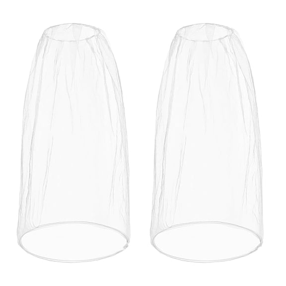 2 Pack Large Mosquito Net 99 X 66CM Mosquito Head Net Oversized Insect Netting Bug Fits Most Hats for Gardening White