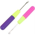 2 Pack Latch Hook Crochet Needle for Micro Braids, Hair Extension