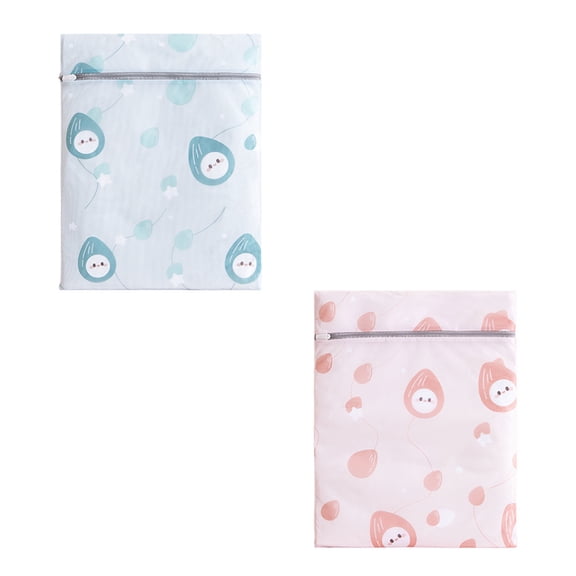 Rewera 2 Pack Laundry Mesh Bag, Large Size Mesh laundry Bag-Fine Mesh Wash Bag for Washing Machine-Supper Zipper Net Laundry Bag for Travel,Lingerie,Sweater,Garment