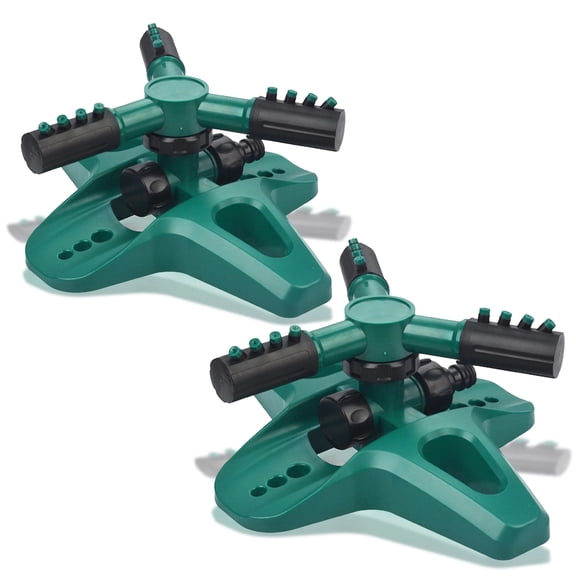 2 Pack Lawn Sprinklers for Yard Large Coverage Area Household Irrigation System