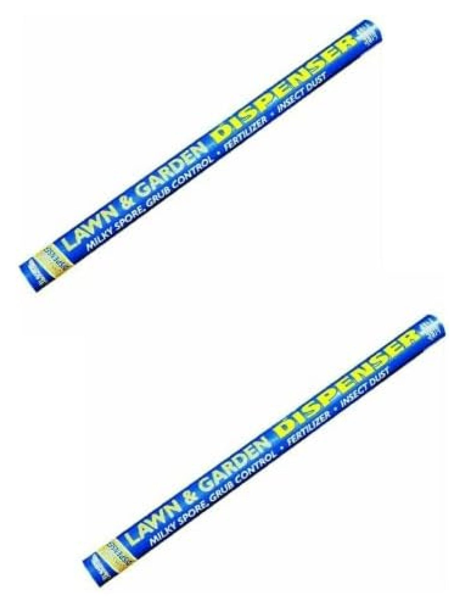 2Pack Lawn and Garden Dispenser tube for Milky Spore