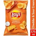 thumbnail image 1 of 2 Pack-Lay's Potato Chips, Cheddar & Sour Cream, 7.75 oz - Value Pack, 1 of 5