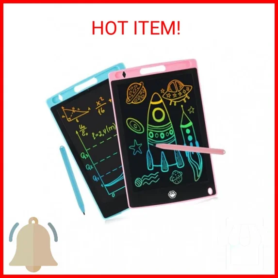2 Pack Lcd Writing Tablet, Electronic Drawing Writing Board, Erasable Drawing Do