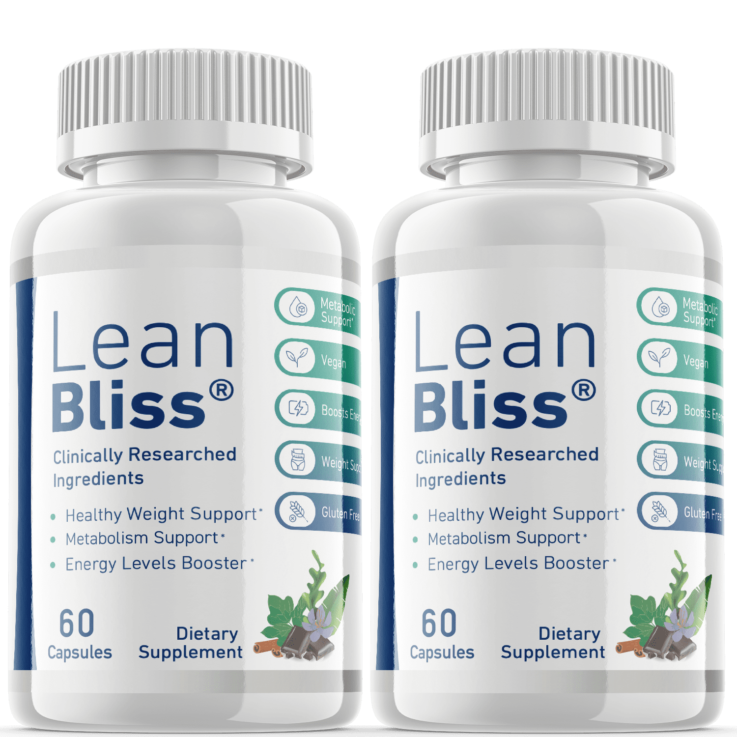 (2 Pack) Lean Bliss - Keto Weight Loss Formula - Energy & Focus ...