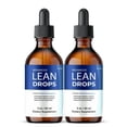 thumbnail image 1 of (2 Pack) Lean Drops Liquid Supplement, LeanDrops Max Strength Supplement, All Natural Formula, 60 ML per Bottle, 1 of 5