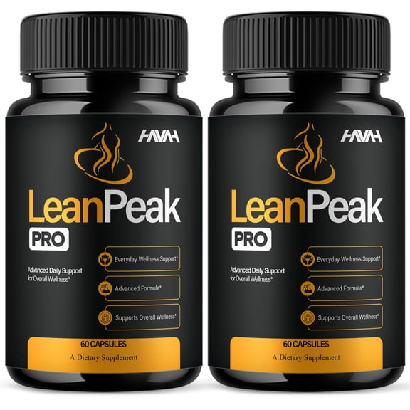 (2 Pack) Lean Peak Pro Health Management Capsules, LeanPeak Pro Daily Overall Wellness Support (120 Capsules)