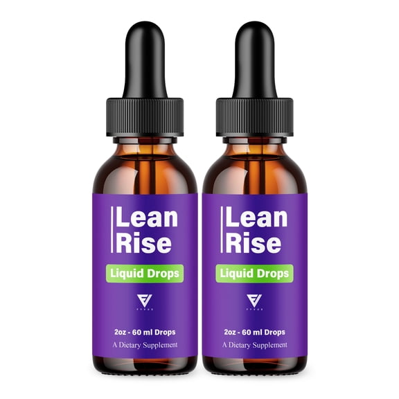 (2 Pack) Lean Rise Weight Support Drops, LeanRise Advanced Liquid Supplement (4oz)