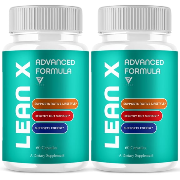 (2 Pack) Lean X Advanced Formula, LeanX Overall Health Support (120 Capsules)