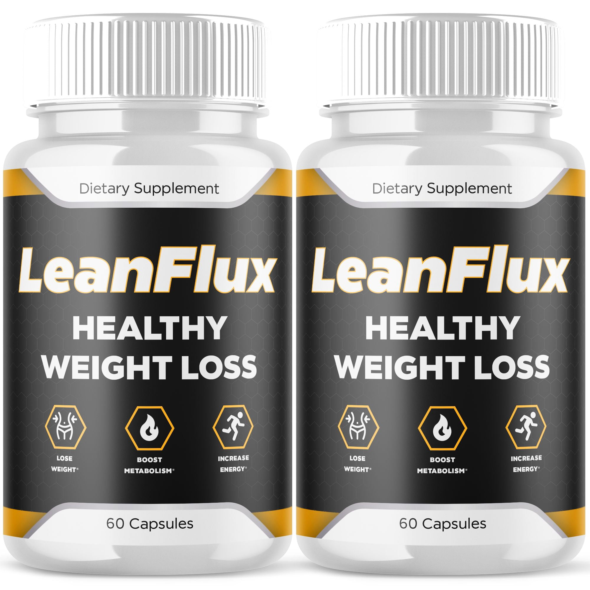 (2 Pack) LeanFlux - Keto Weight Loss Formula - Energy & Focus Boosting Dietary Supplements for Weight Management & Metabolism - Advanced Fat Burn Raspberry Ketones Pills - 120 Capsules